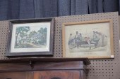 TWO FRAMED CURRIER AND IVES. H
