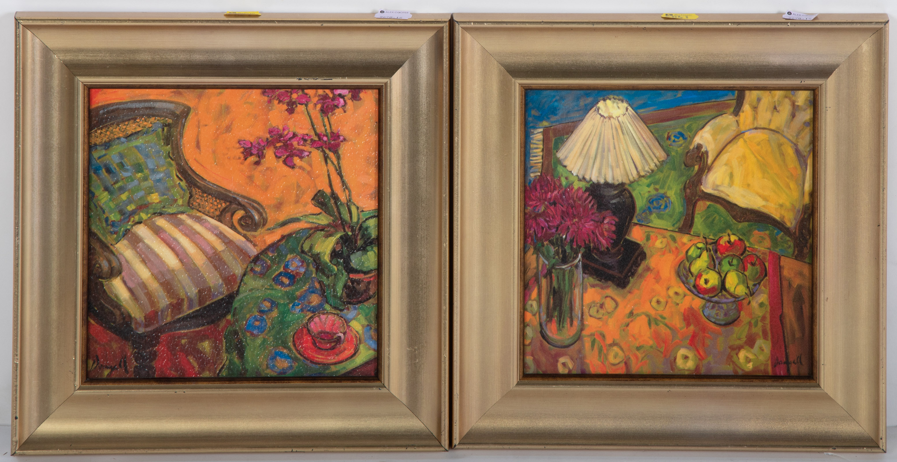 TWO FRAMED DECORATIVE PRINTS 8