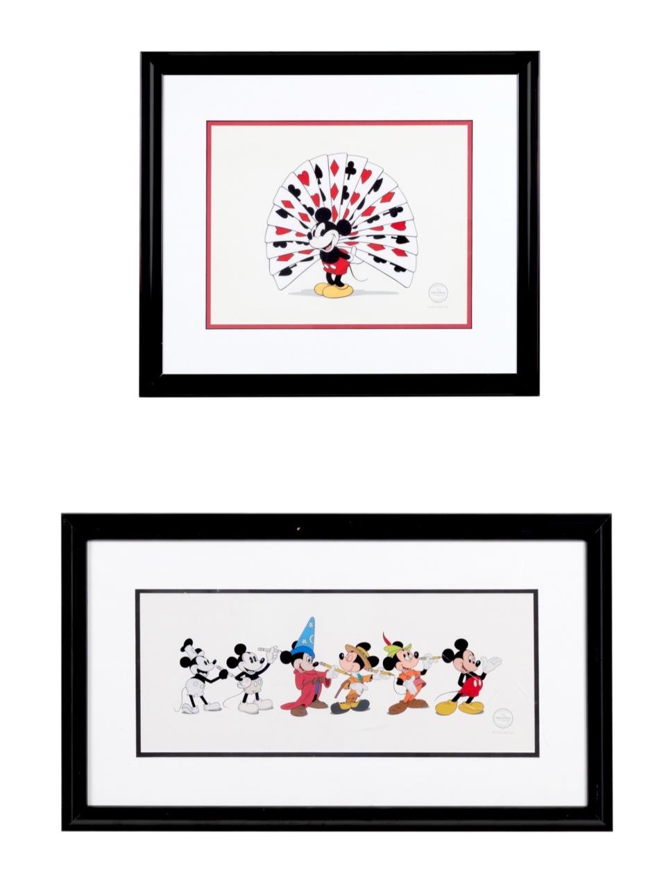 TWO FRAMED DISNEY ANIMATION