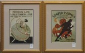 TWO FRAMED EUROPEAN REPRODUCTI