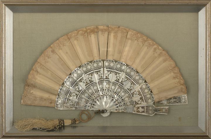 Two Framed Evening Fans,  fourth