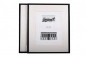 TWO FRAMED FRENCH ENGRAVINGS: