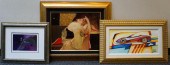 TWO FRAMED GICLEE PRINTS AND A