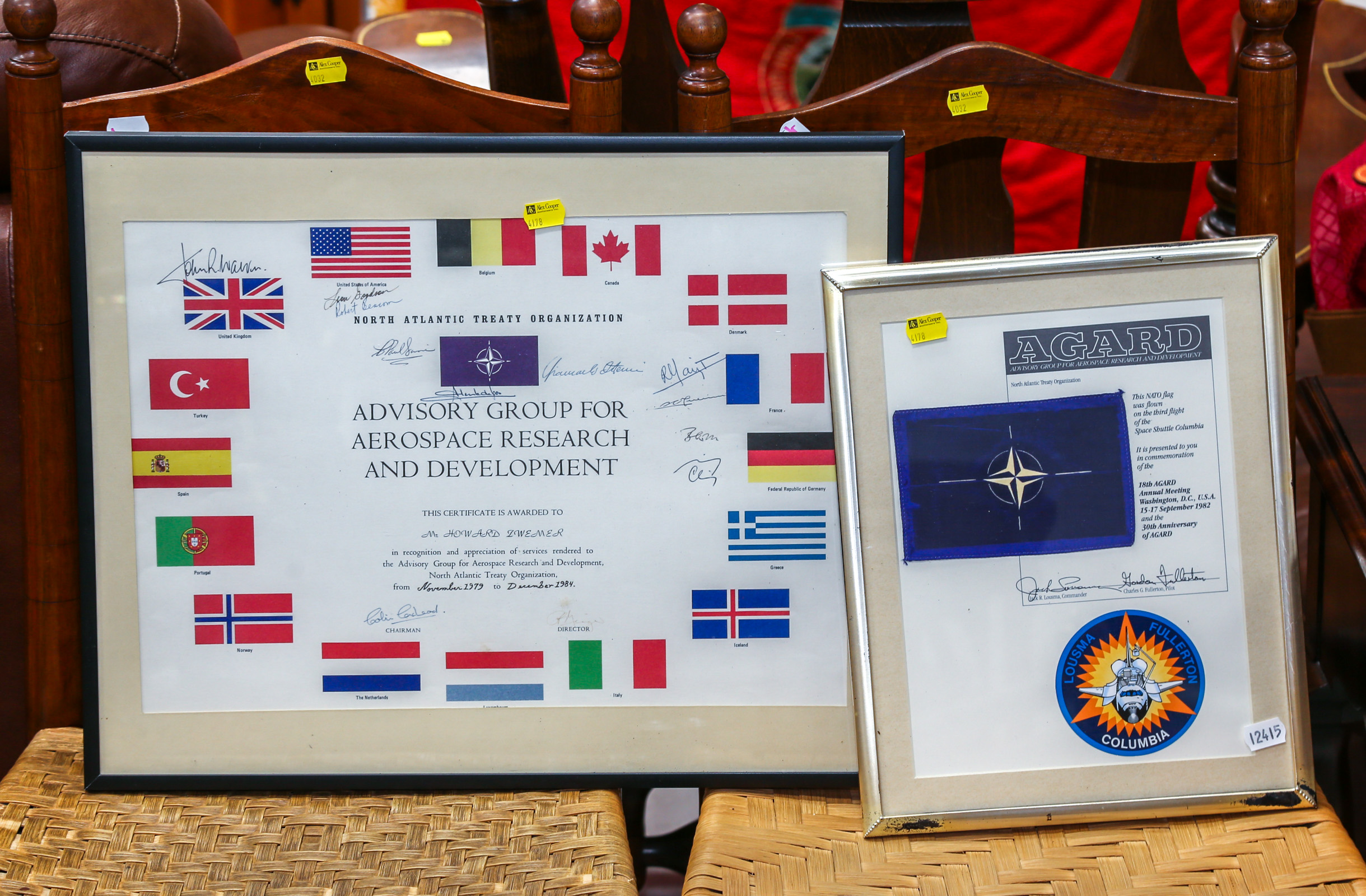 TWO FRAMED HISTORICAL