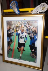 TWO FRAMED JHU WOMEN'S SPORTS