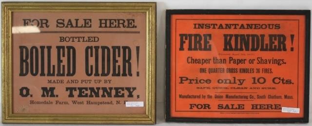TWO FRAMED LATE 19TH / EARLY 20TH
