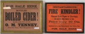 TWO FRAMED LATE 19TH / EARLY 2
