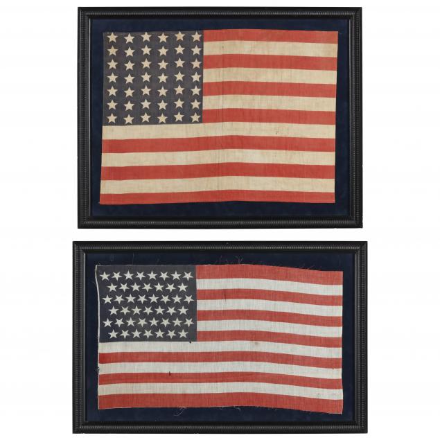 TWO FRAMED LATE 19TH CENTURY UNITED