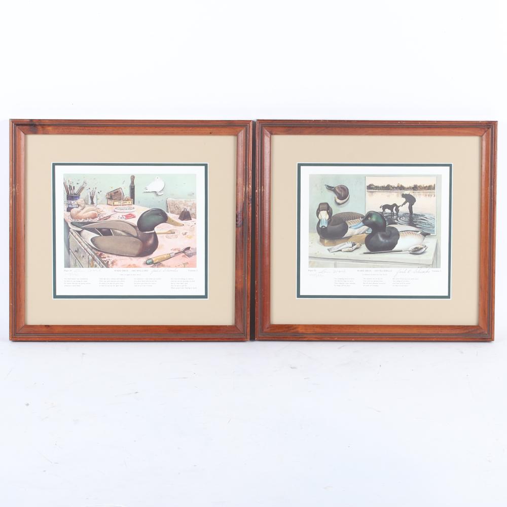 TWO FRAMED LIMITED EDITION SIGNED