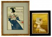 TWO FRAMED LITHOGRAPHS: HENRI