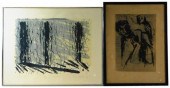 TWO FRAMED LITHOGRAPHS, INCLUD