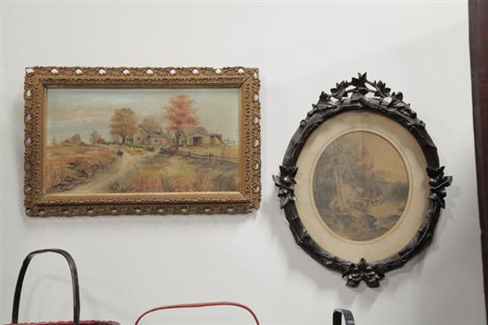 TWO FRAMED PICTURES (AMERICAN