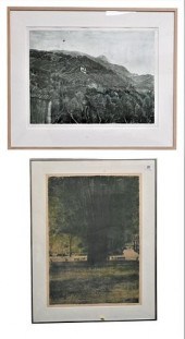 TWO FRAMED PIECES OF ARTTwo Fr