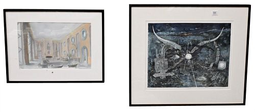 TWO FRAMED PIECESTwo Framed Pieces,