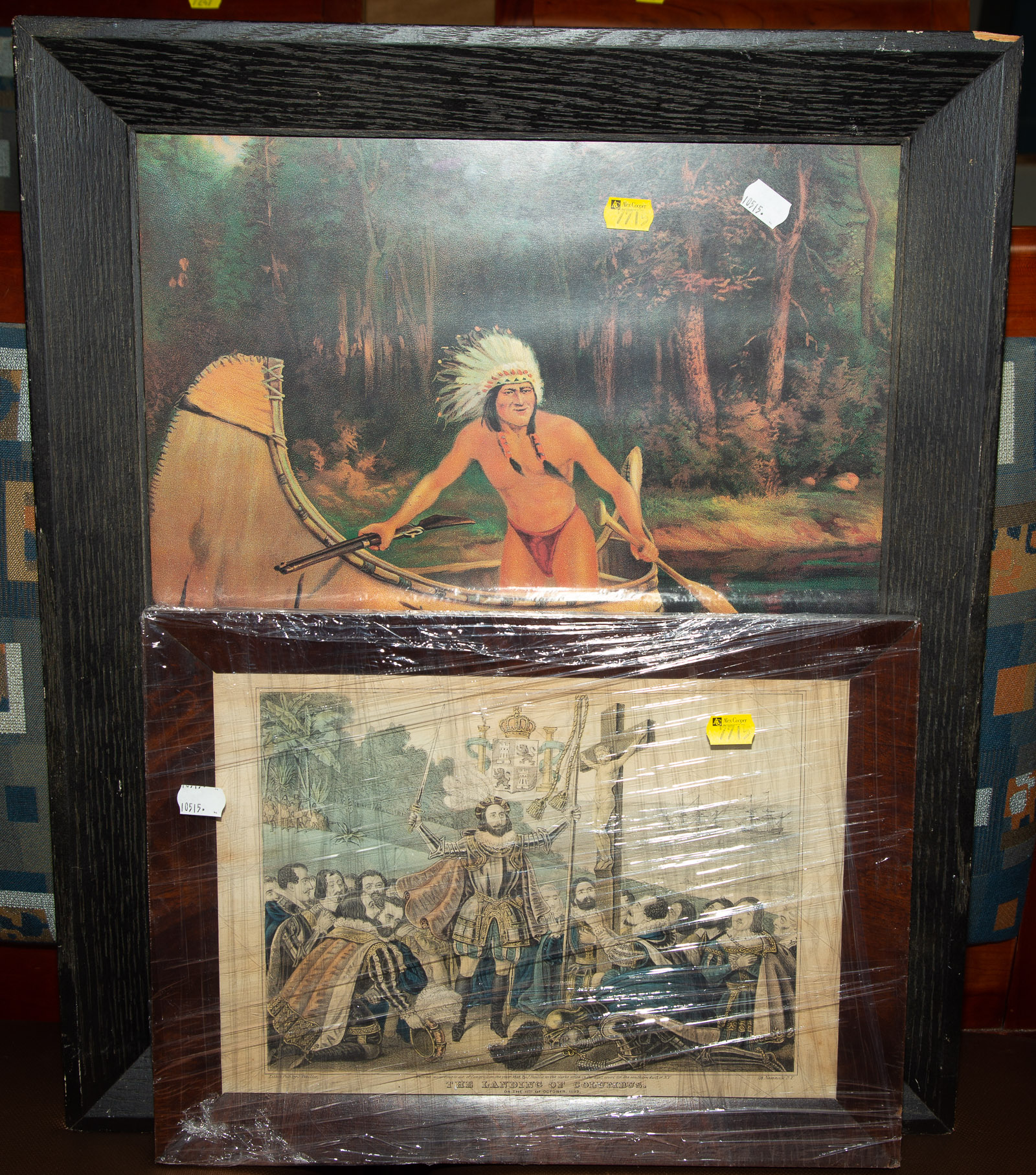 TWO FRAMED POPULAR PRINTS