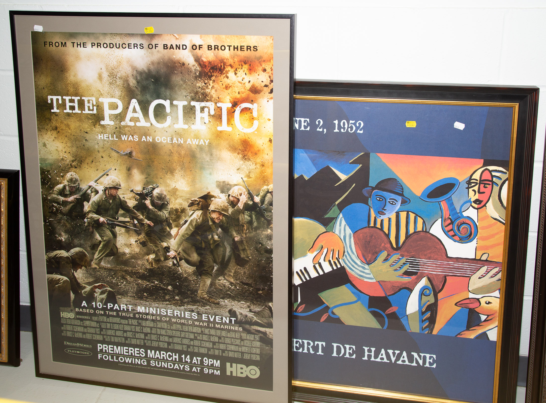 TWO FRAMED POSTERS & ONE FRAMED