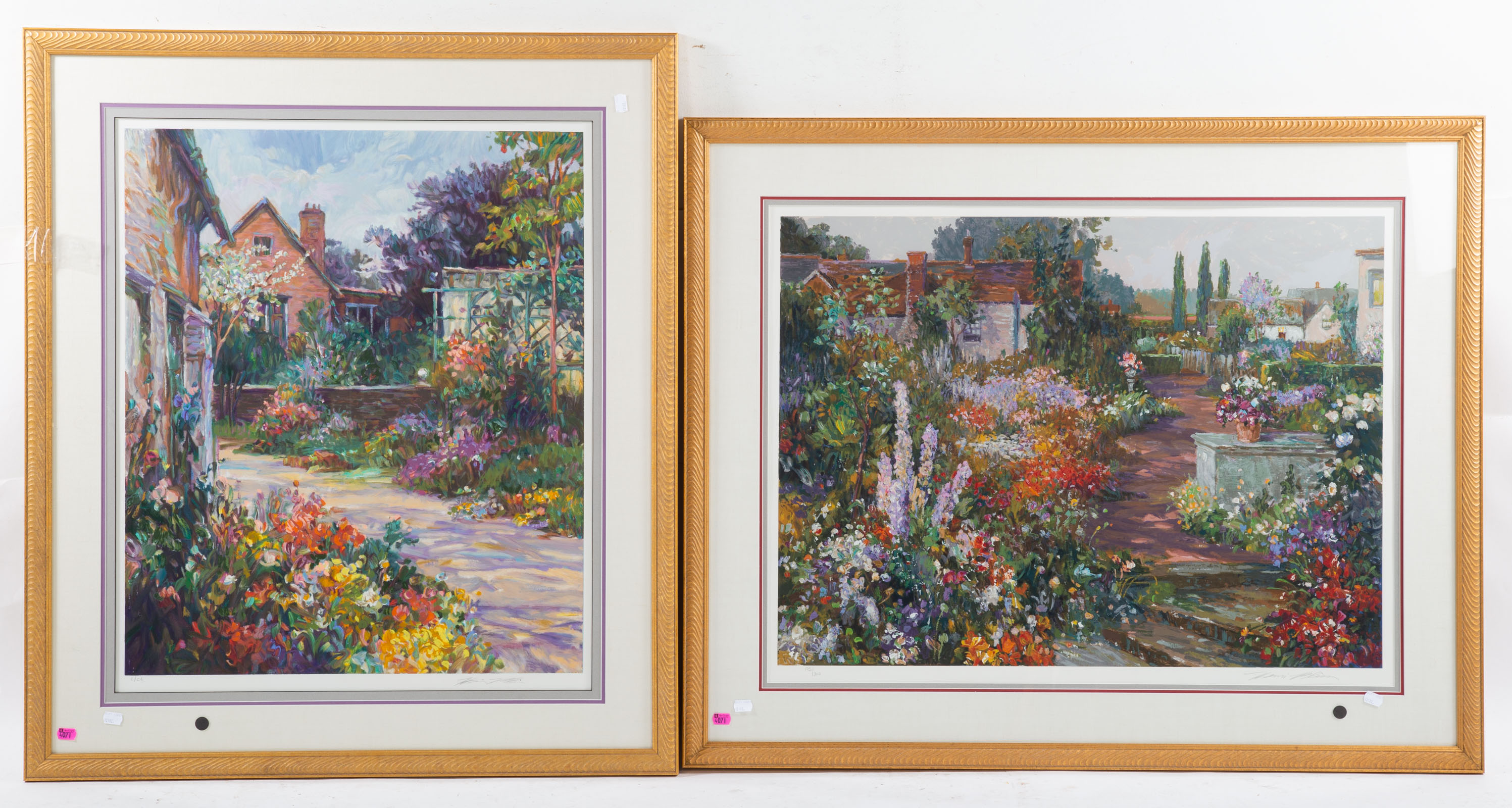 TWO FRAMED PRINTS BY HENRI