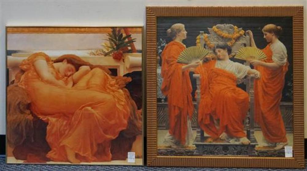 TWO FRAMED PRINTS OF CLASSICAL