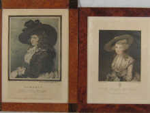 Two framed prints one published