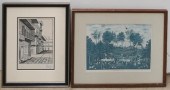 TWO FRAMED PRINTSTwo Framed Pr
