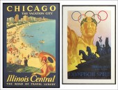 TWO FRAMED REPRODUCTION POSTER