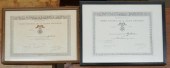 TWO FRAMED REPUBLIQUE FRANCAIS