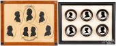 TWO FRAMED SILHOUETTE GROUPSTw