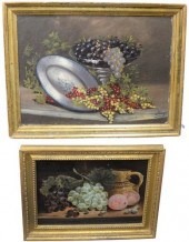 TWO FRAMED STILL LIVES, ONE WI