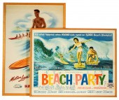 TWO FRAMED VINTAGE POSTERSthe