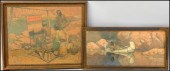 TWO FRAMED VINTAGE ROBERT WESL