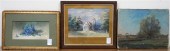 TWO FRAMED WATERCOLORS, STILL