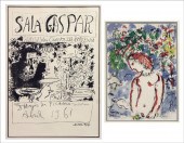 TWO FRAMED WORKS AFTER PICASSO
