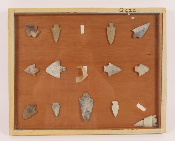 Two frames arrowheads from an