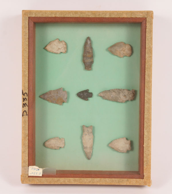 Two frames; D328 nine arrowheads