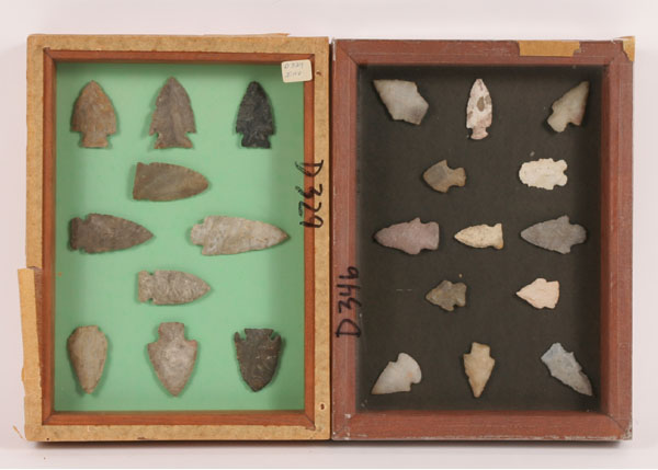 Two frames; D346 13 arrowheads from