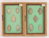 Two frames of 5 arrowheads. C2