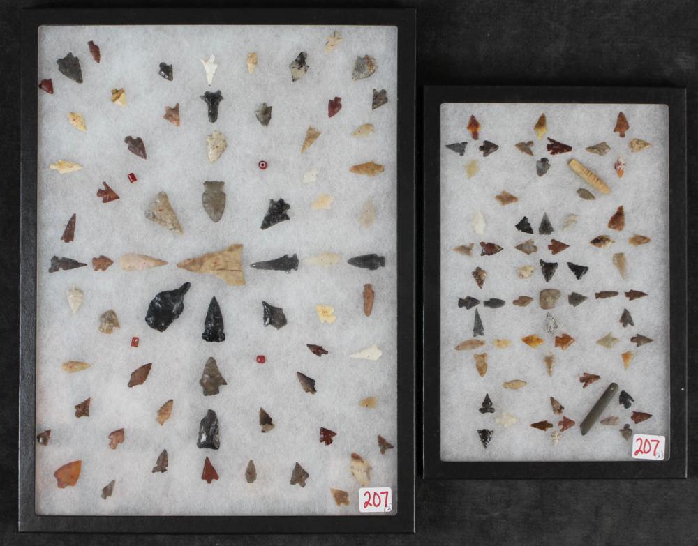 TWO FRAMES OF NATIVE AMERICAN