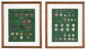 TWO FRAMES OF U.S. TYPE COINSf