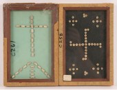 Two frames shell beads; C261 f
