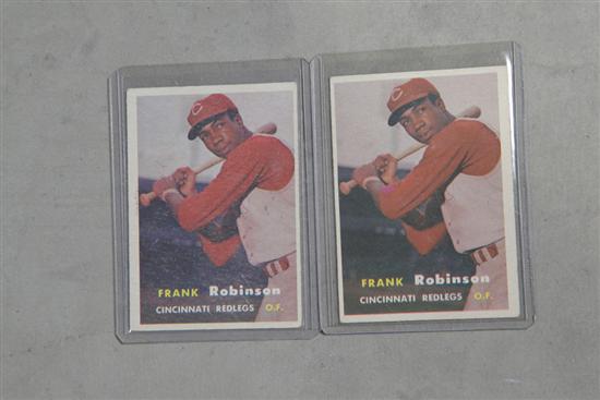 TWO FRANK ROBINSON BASEBALL