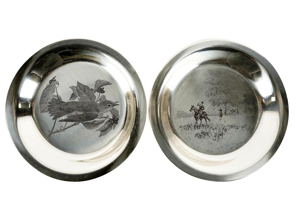 TWO FRANKLIN MINT STERLING