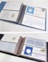 TWO FRANKLIN MINT STERLING SIL