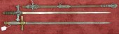 TWO FRATERNAL LODGE SWORDSTWO