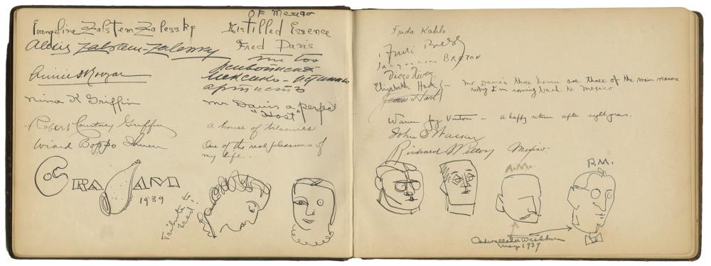 TWO FRED DAVIS GUEST BOOKSTwo