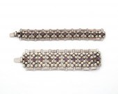 TWO FRED DAVIS SILVER AND AMET
