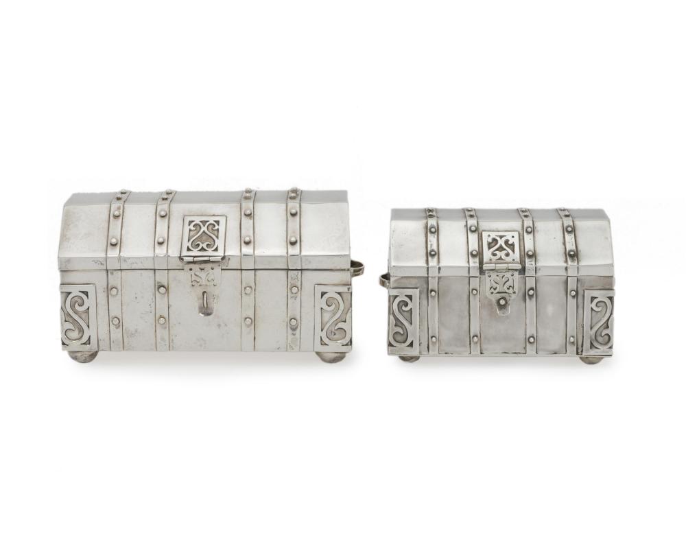 TWO FRED DAVIS STERLING SILVER