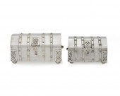 TWO FRED DAVIS STERLING SILVER