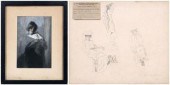 Two Frederic Gruger drawings (