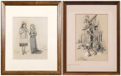 Two Frederic Gruger illustrations