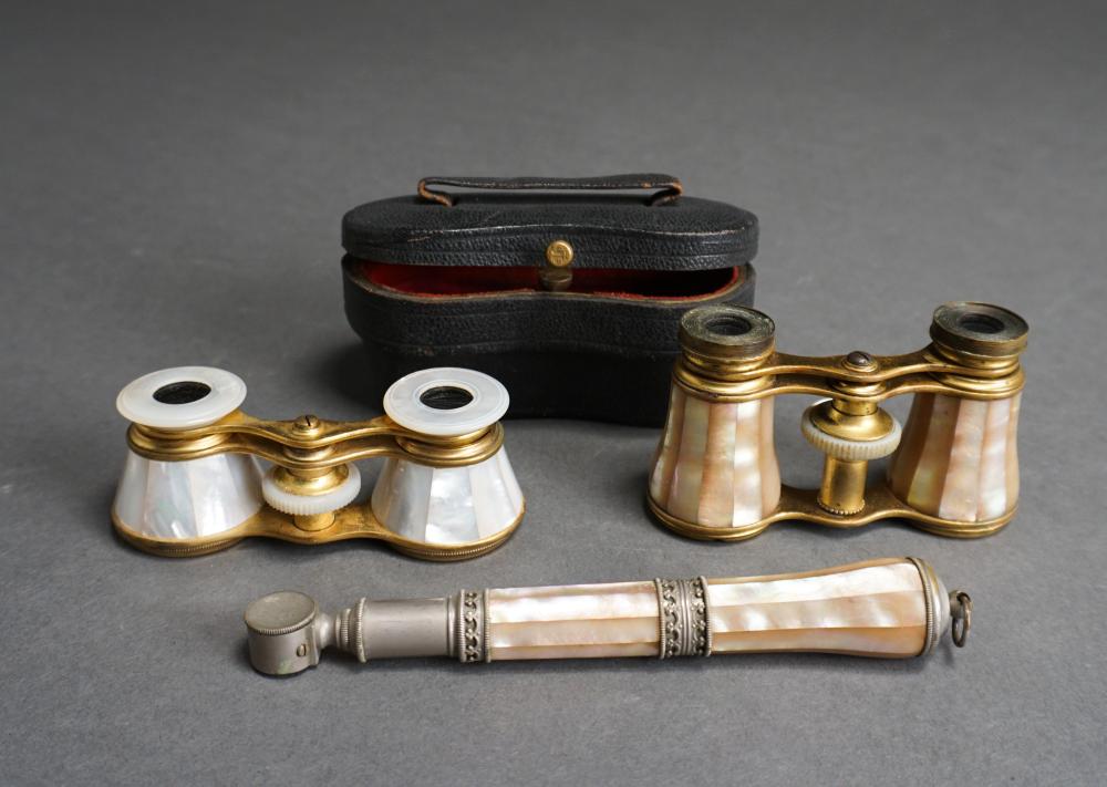 TWO FRENCH BRASS MOUNTED